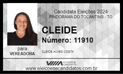 Candidato CLEIDE 2024 - PINDORAMA DO TOCANTINS - Eleições