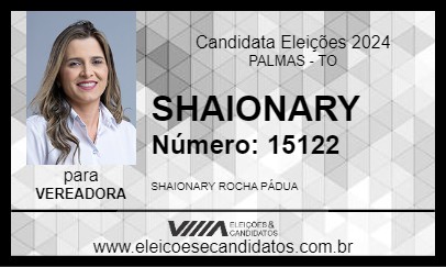 Candidato SHAIONARY 2024 - PALMAS - Eleições