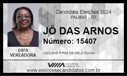 Candidato JÔ DAS ARNOS 2024 - PALMAS - Eleições