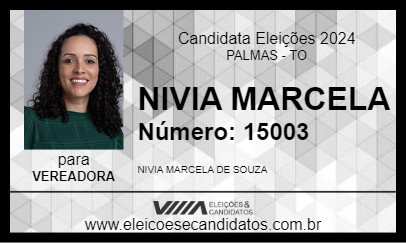 Candidato NIVIA MARCELA 2024 - PALMAS - Eleições