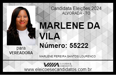 Candidato MARLENE DA VILA 2024 - ALVORADA - Eleições