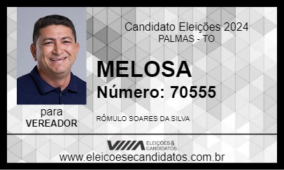 Candidato MELOSA 2024 - PALMAS - Eleições