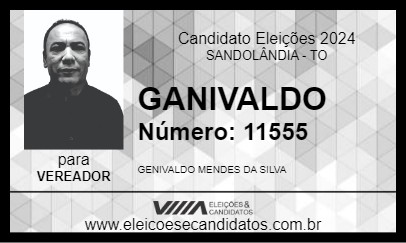 Candidato GENIVALDO 2024 - SANDOLÂNDIA - Eleições