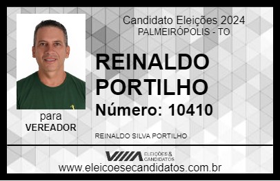 Candidato REINALDO PORTILHO 2024 - PALMEIRÓPOLIS - Eleições