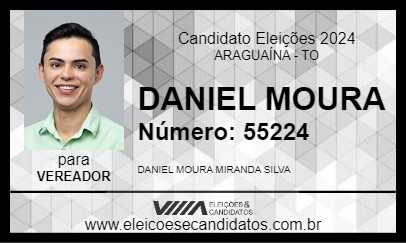 Candidato DANIEL MOURA 2024 - ARAGUAÍNA - Eleições