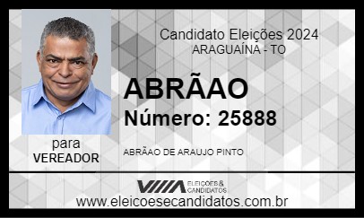 Candidato ABRÃAO 2024 - ARAGUAÍNA - Eleições