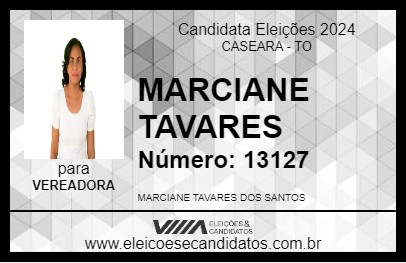 Candidato MARCIANE TAVARES 2024 - CASEARA - Eleições