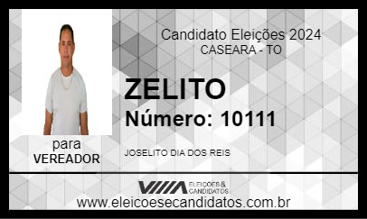 Candidato ZELITO 2024 - CASEARA - Eleições