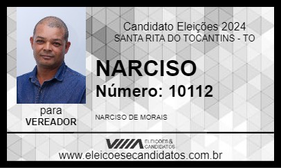 Candidato NARCISO 2024 - SANTA RITA DO TOCANTINS - Eleições