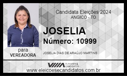 Candidato JOSELIA 2024 - ANGICO - Eleições