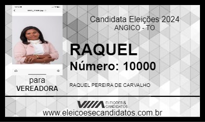 Candidato RAQUEL 2024 - ANGICO - Eleições