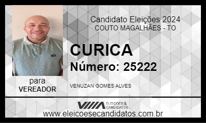 Candidato CURICA 2024 - COUTO MAGALHÃES - Eleições