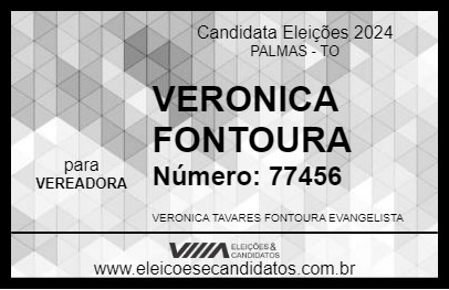 Candidato VERONICA FONTOURA 2024 - PALMAS - Eleições