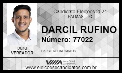 Candidato DARCIL RUFINO 2024 - PALMAS - Eleições