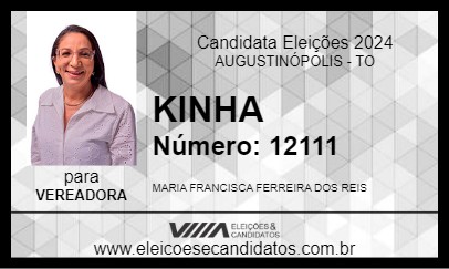 Candidato KINHA 2024 - AUGUSTINÓPOLIS - Eleições