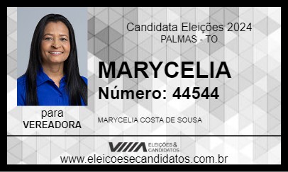 Candidato MARYCELIA 2024 - PALMAS - Eleições