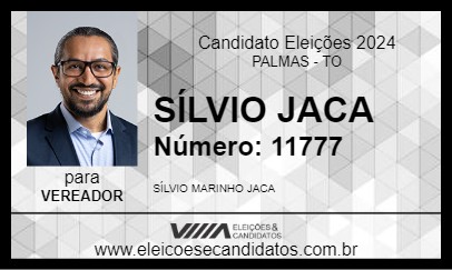 Candidato SÍLVIO JACA 2024 - PALMAS - Eleições