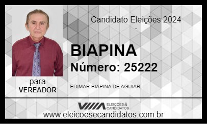 Candidato BIAPINA 2024 - TALISMÃ - Eleições