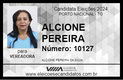 Candidato ALCIONE PEREIRA 2024 - PORTO NACIONAL - Eleições