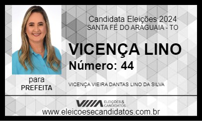 Candidato VICENÇA LINO 2024 - SANTA FÉ DO ARAGUAIA - Eleições