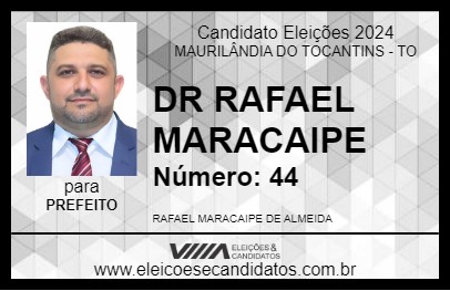 Candidato DR RAFAEL MARACAIPE 2024 - MAURILÂNDIA DO TOCANTINS - Eleições