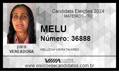 Candidato MELU 2024 - MATEIROS - Eleições