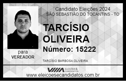 Candidato TARCÍSIO OLIVEIRA 2024 - SÃO SEBASTIÃO DO TOCANTINS - Eleições