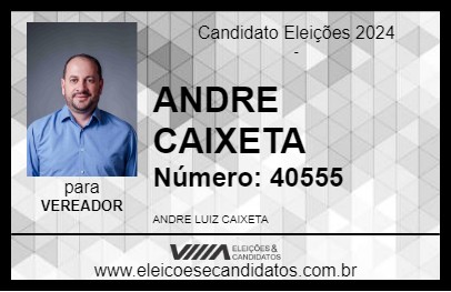 Candidato ANDRE CAIXETA 2024 - GURUPI - Eleições