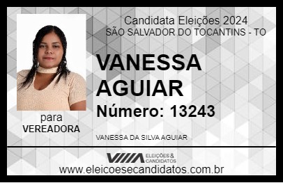 Candidato VANESSA AGUIAR 2024 - SÃO SALVADOR DO TOCANTINS - Eleições