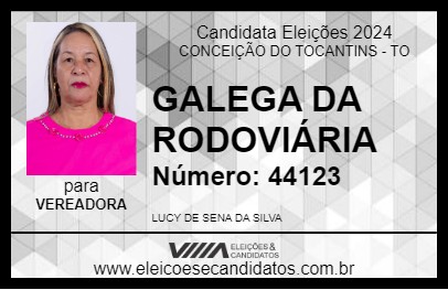 Candidato GALEGA DA RODOVIÁRIA 2024 - CONCEIÇÃO DO TOCANTINS - Eleições