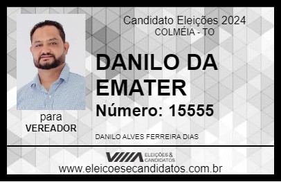 Candidato DANILO DA EMATER 2024 - COLMÉIA - Eleições