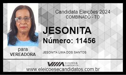 Candidato JESONITA 2024 - COMBINADO - Eleições