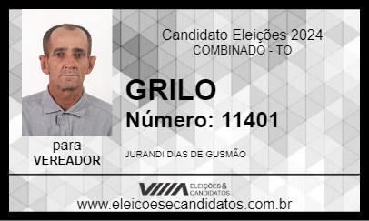 Candidato GRILO 2024 - COMBINADO - Eleições