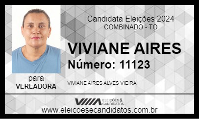 Candidato VIVIANE AIRES 2024 - COMBINADO - Eleições