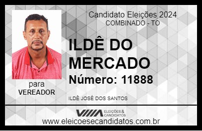 Candidato ILDÊ DO MERCADO 2024 - COMBINADO - Eleições