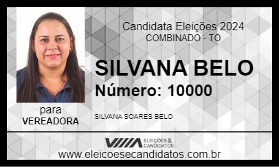 Candidato SILVANA BELO 2024 - COMBINADO - Eleições