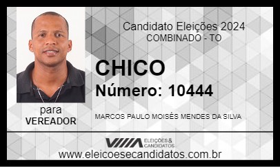 Candidato CHICO 2024 - COMBINADO - Eleições