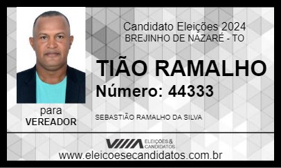 Candidato TIÃO RAMALHO 2024 - BREJINHO DE NAZARÉ - Eleições