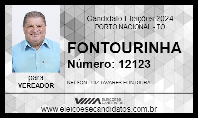 Candidato FONTOURINHA 2024 - PORTO NACIONAL - Eleições