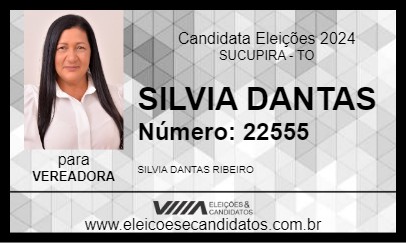 Candidato SILVIA DANTAS 2024 - SUCUPIRA - Eleições