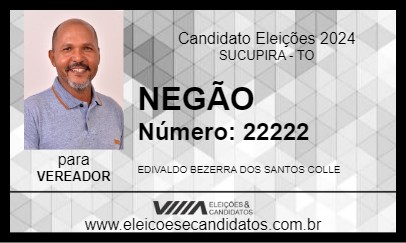 Candidato NEGÃO 2024 - SUCUPIRA - Eleições