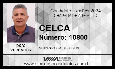 Candidato CELCA 2024 - CHAPADA DE AREIA - Eleições