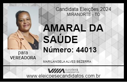 Candidato AMARAL DA SAÚDE 2024 - MIRANORTE - Eleições