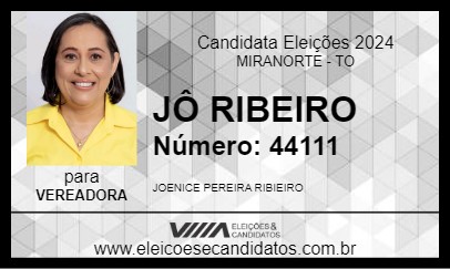 Candidato JÔ RIBEIRO 2024 - MIRANORTE - Eleições