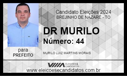 Candidato DR MURILO 2024 - BREJINHO DE NAZARÉ - Eleições