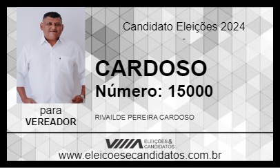 Candidato CARDOSO 2024 - DIANÓPOLIS - Eleições