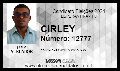 Candidato CIRLEY 2024 - ESPERANTINA - Eleições