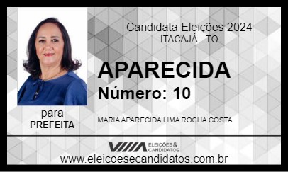 Candidato APARECIDA 2024 - ITACAJÁ - Eleições