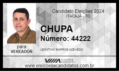 Candidato CHUPA 2024 - ITACAJÁ - Eleições