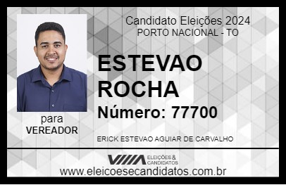 Candidato ESTEVAO ROCHA 2024 - PORTO NACIONAL - Eleições